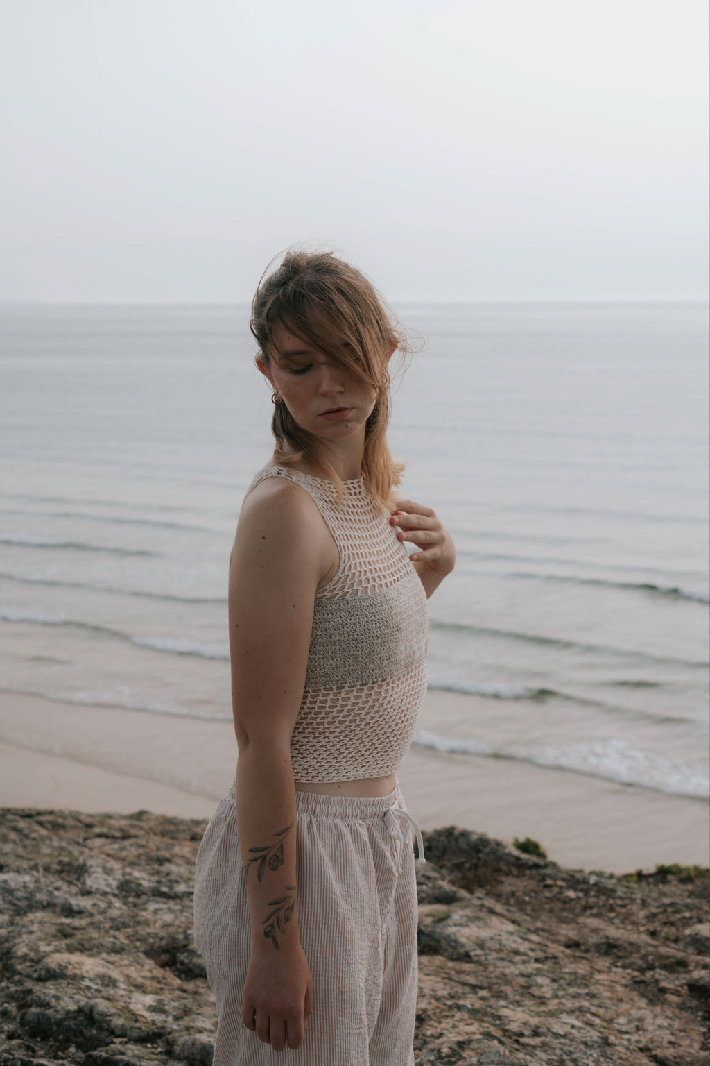 Esmée Top - Raw Linen