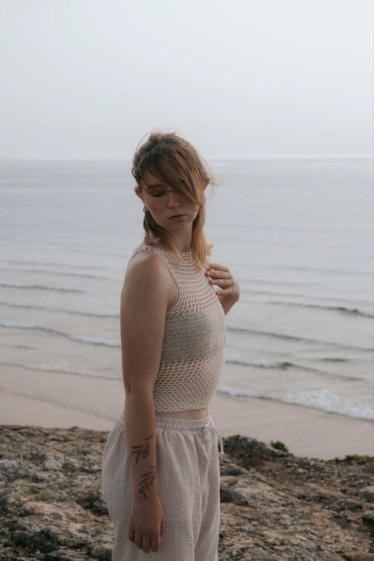 Esmée Top - Raw Linen